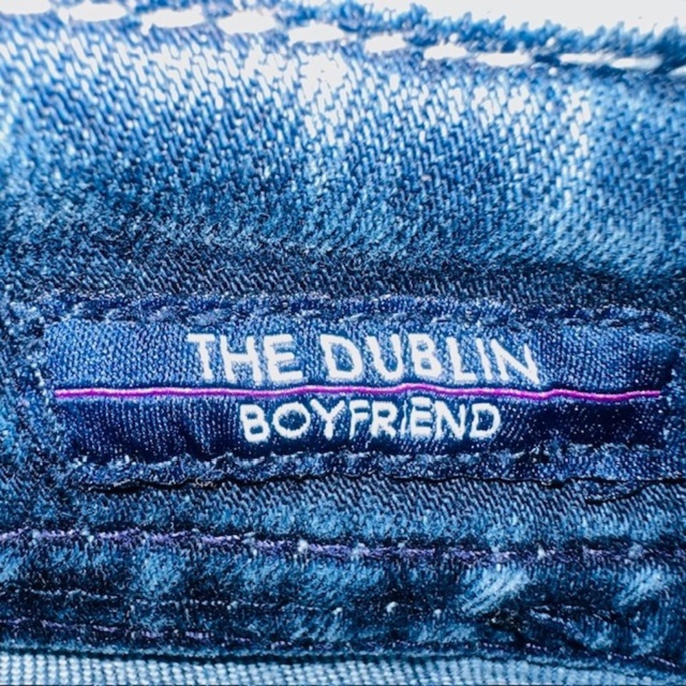 Women's Vigoss Ripped Distressed Skinny Jeans Dk Wash Denim‎ Embellished Pockets - Picture 13 of 14